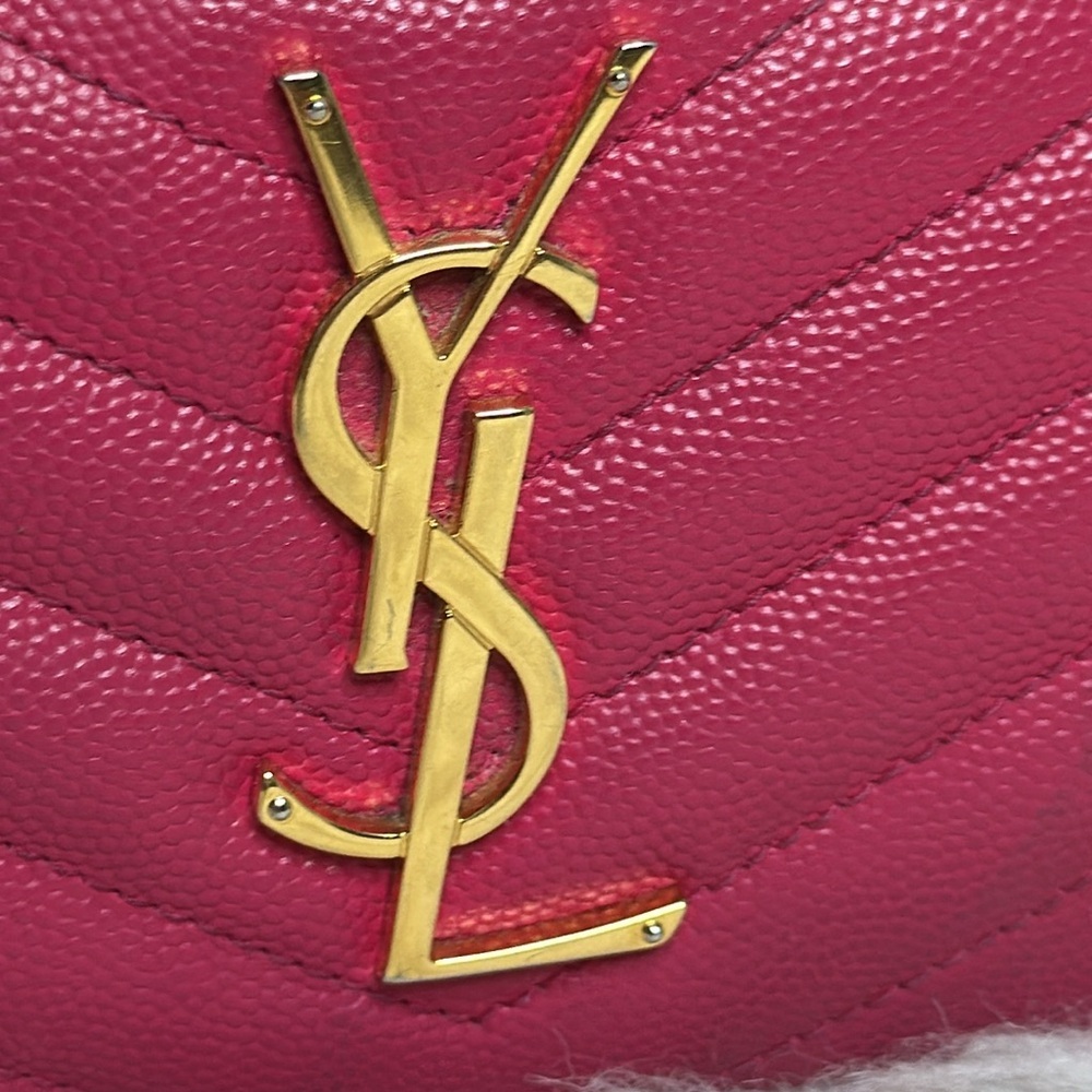 Authentic Ysl Round Zipped Long Wallet - image 2